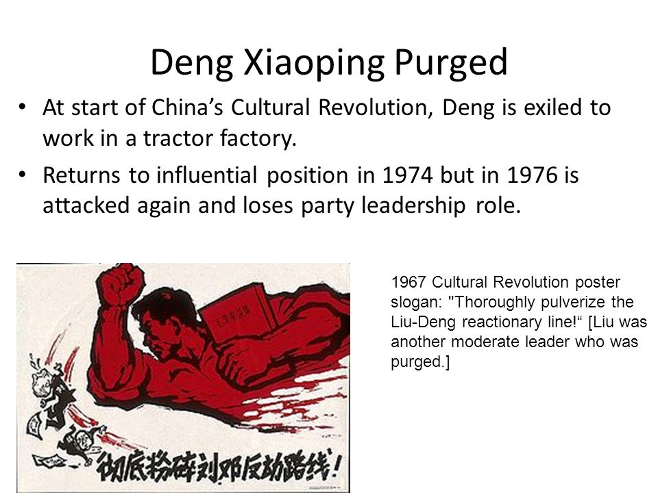 Deng s leadership of china in the